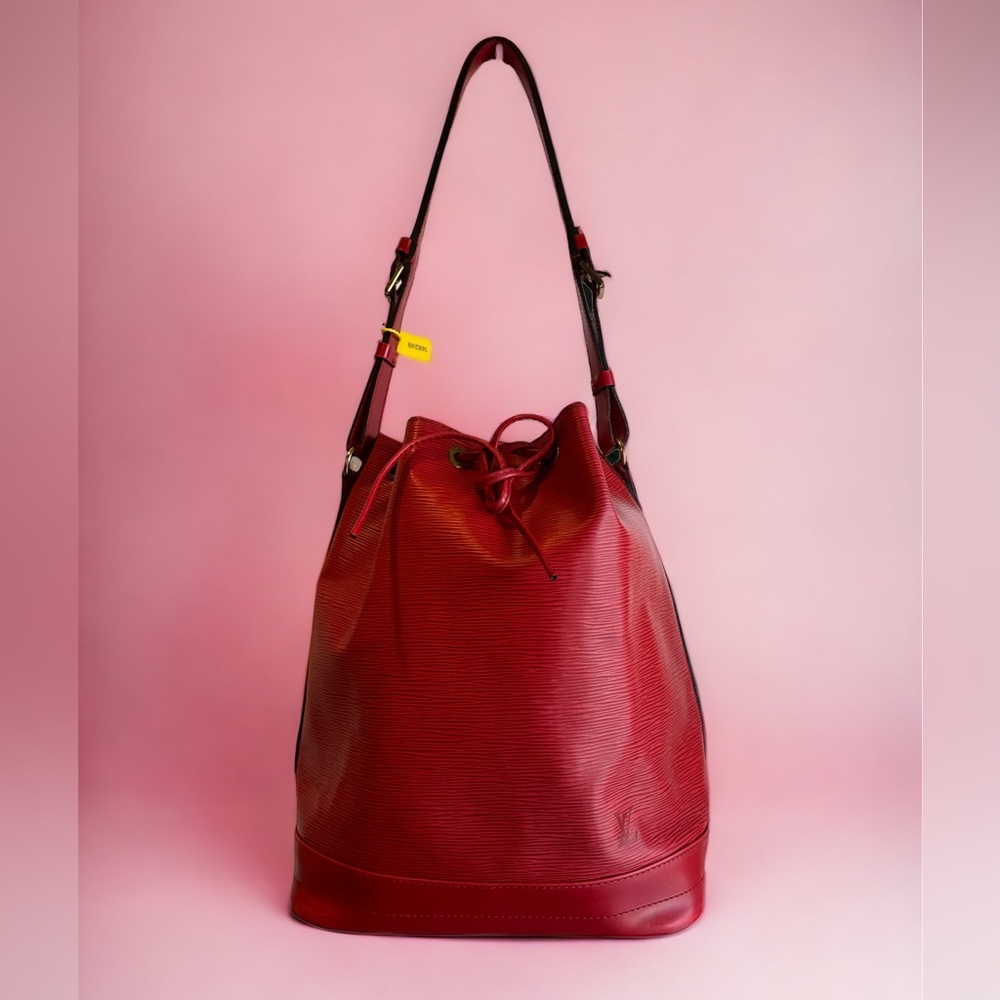 Louis Vuitton Red Epi Leather GM Noe Bag - Picture 8 of 14